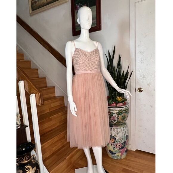 NEW BHLDN NEEDLE & THREAD COPPELIA DRESS - Picture 2 of 5